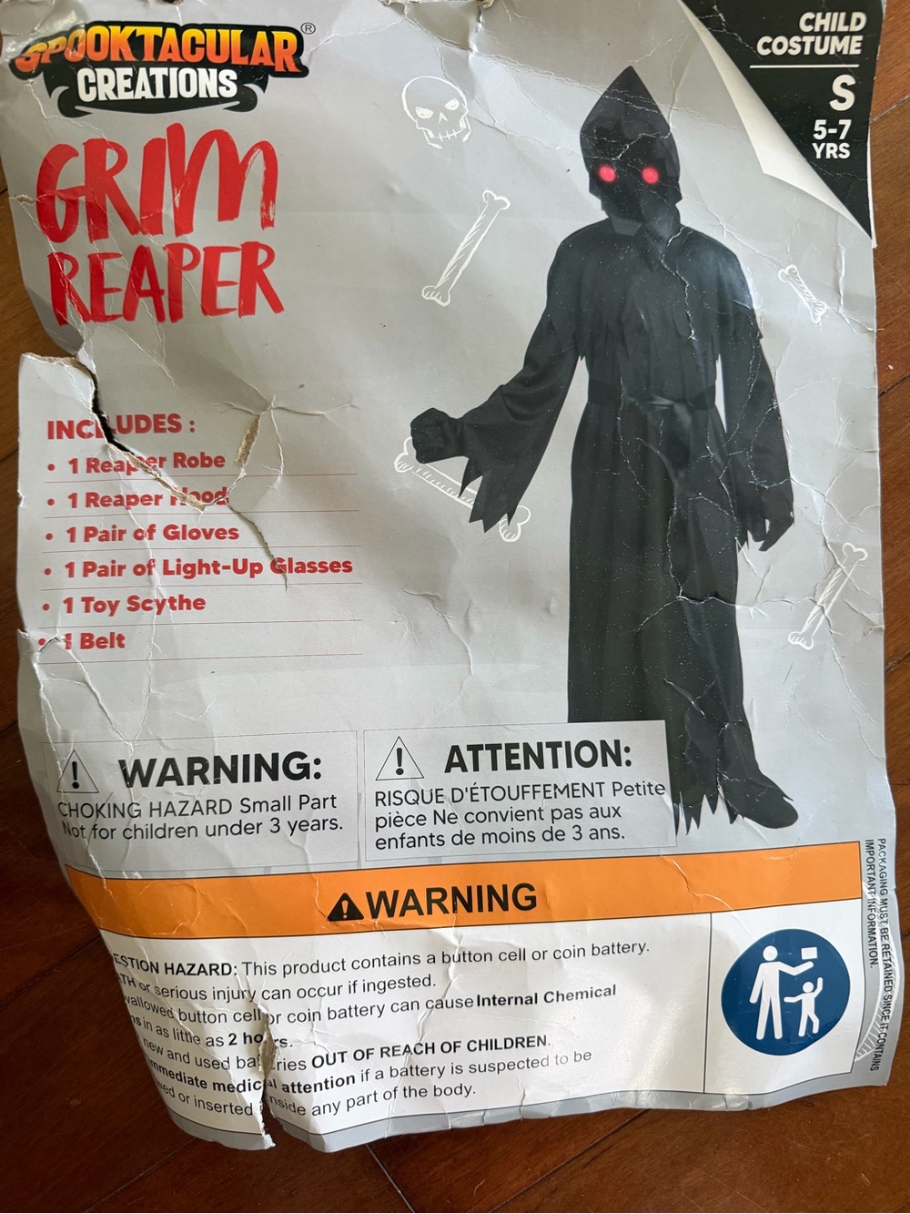 Spooktacular Creations Kids Grim Reaper Costume - Black (Child S)